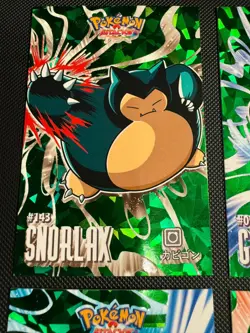 Pokemon Attacks Card Database Kanto - Green Cracked Ice Holo Gengar Snorlax - Image 2