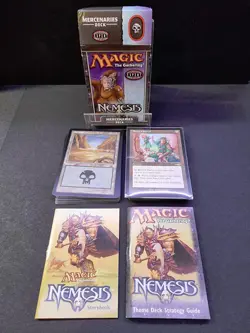 MtG Nemesis 'Mercenaries' Theme Deck from 2000 | Opened - Complete - Image 1
