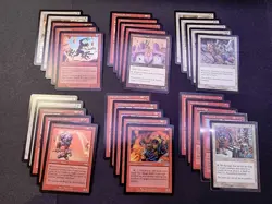 MtG Nemesis 'Eruption' Theme Deck from 2000 | Opened - Complete - Image 4