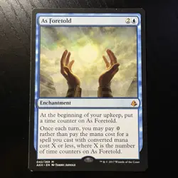 As Foretold Mythic Regular MTG Amonkhet #42 LP - Image 1