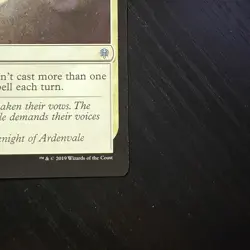 Deafening Silence Uncommon Regular MTG Throne Of Elaine #10 NM - Image 5