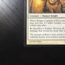 Knight-Captain Of Eos Rare Regular MTG Shards Of Alara #17 LP - Image 4