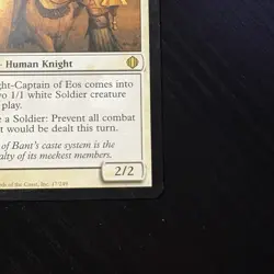 Knight-Captain Of Eos Rare Regular MTG Shards Of Alara #17 LP - Image 5