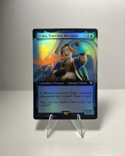 O'aka, Traveling Merchant Commander: Final Fantasy Extended Art Foil Mtg - Image 1