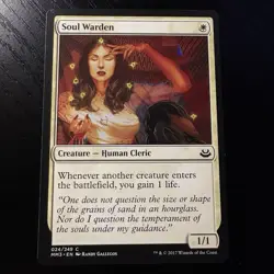 Soul Warden Common Regular MTG Modern Masters 2017 #24 LP - Image 1