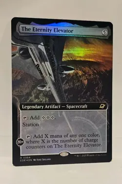 MTG - The Eternity Elevator - Extended Art - Edge of Eternities FOIL #354 RARE - Image 3