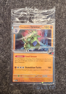 Team Rocket's Tyranitar (Pokemon Center Exclusive) 096/182 NEW SEALED - Image 1