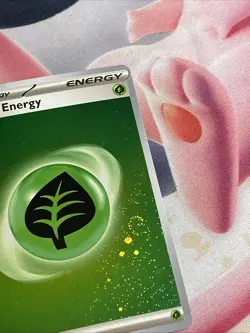 Pokemon 151 Holo Grass Energy (5) Swirls Galaxy Cosmo Foil 5 💫 Swirls Rare - Image 5