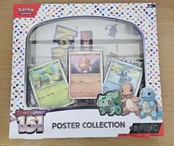 Pokemon 151 Poster Collection Box NEW SEALED - Image 1