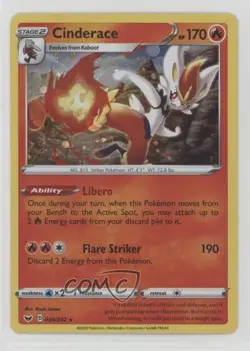 Cinderace (Collector's Chest Cosmos Holo) Pokemon Sword & Shield #034 1l78 - Image 1