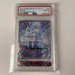 Psa10 Union Arena Teen Sura Rimuru Star 3Sign Card - Image 3