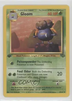 Gloom 1st Ed. Pokemon Jungle #37 1999 0l4h - Image 1
