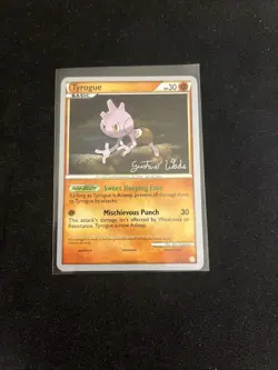 2011 Pokemon Tyrogue (Gustavo Wada) 33/123 World Championship Decks Regular LP - Image 1