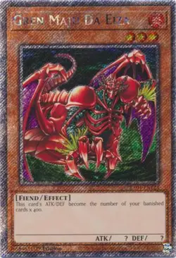 Yugioh! Gren Maju Da Eiza - RA04-EN124 - Platinum Secret Rare - 1st Edition Near - Image 1
