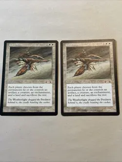 MTG Magic the Gathering Card LP - Cataclysm Exodus X2 - Image 1