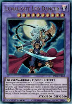 Yugioh! Lunalight Leo Dancer - RA04-EN053 - Ultimate Rare - 1st Edition Near Min - Image 1