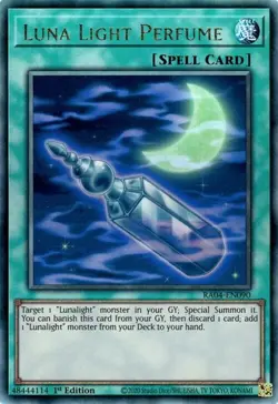 Yugioh! Luna Light Perfume - RA04-EN090 - Ultimate Rare - 1st Edition Near Mint, - Image 1
