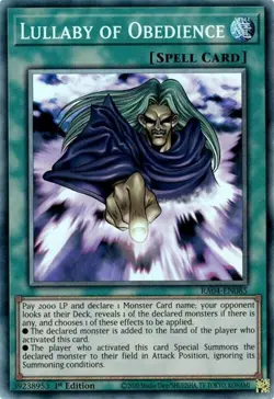Yugioh! Lullaby of Obedience - RA04-EN085 - Collector's Rare - 1st Edition Near - Image 1