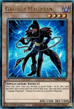 Yugioh! Gagaga Magician - RA04-EN007 - Ultimate Rare - 1st Edition Near Mint, En - Image 1