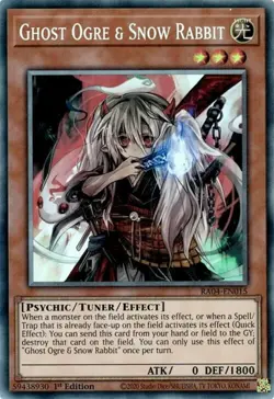Yugioh! Ghost Ogre & Snow Rabbit - RA04-EN015 - Collector's Rare - 1st Edition N - Image 1