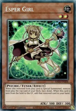 Yugioh! Esper Girl - RA04-EN006 - Collector's Rare - 1st Edition Near Mint, Engl - Image 1