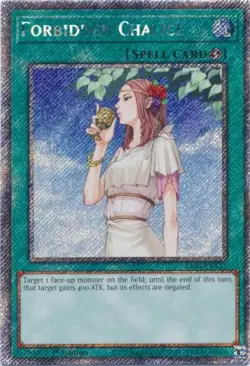 Yugioh! Forbidden Chalice - RA04-EN137 - Platinum Secret Rare - 1st Edition Near - Image 1