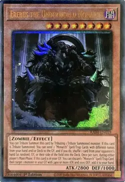 Yugioh! Erebus the Underworld Monarch - RA04-EN019 - Ultimate Rare - 1st Edition - Image 1