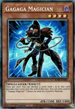 Yugioh! Gagaga Magician - RA04-EN007 - Collector's Rare - 1st Edition Near Mint, - Image 1