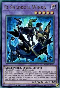 Yugioh! El Shaddoll Winda - RA04-EN052 - Prismatic Ultimate Rare - 1st Edition N - Image 1