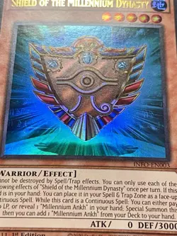 3x Shield Of The Millenium Dynasty | INFO-EN003 | Ultra Rare | 1st Ed | YuGiOh! - Image 2