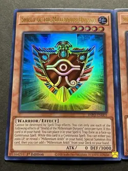 3x Shield Of The Millenium Dynasty | INFO-EN003 | Ultra Rare | 1st Ed | YuGiOh! - Image 4