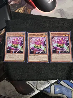 X3 Performage Hat Tricker CORE-EN017 Common 1st Yugioh - Image 1