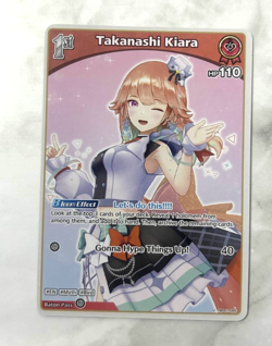 Takanashi Kiara Hololive Card Game Vol.1 ENGLISH Waifu Anime Trading Card - Image 1