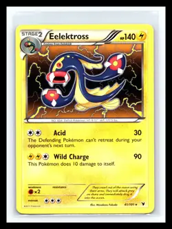 💥 Eelektross 41/101 Rare | BW Noble Victories | Pokemon Card 2011 - Image 1