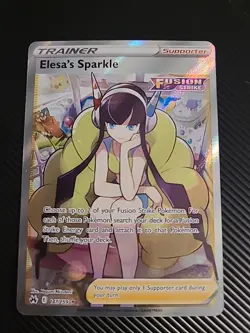 Elesa's Sparkle - 147/159 - Pokemon Crown Zenith Sword & Shield Full Art Card NM - Image 1