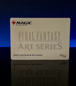 Art Series (23/53) Gold Signature - Cloud's Limit Break MTG Final Fantasy - Image 2