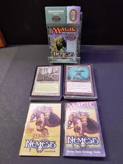 MtG Nemesis 'Breakdown' Theme Deck from 2000 | Opened - Complete - Image 1