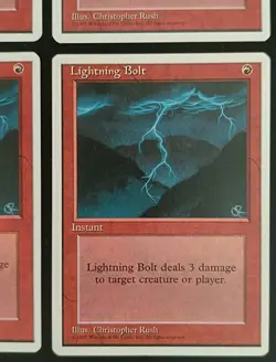 MTG | 4 x Lightning Bolt | Fourth Edition | Magic The Gathering | Playset - Image 5