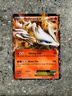 Pokemon TCG Cards Reshiram EX BW36 Black Star Promo Holo NM - Image 1