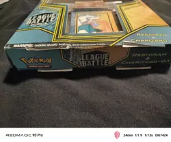 Pokemon TCG Reshiram & Charizard GX League Battle Deck Damaged Box - Image 3
