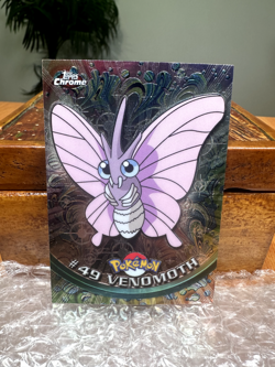 2000 Pokemon Topps #49 Venomoth Chrome Near Mint (NM) - Image 1