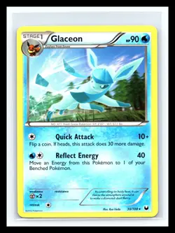💥 Glaceon | 30/108 | Dark Explorers | Pokemon TCG | 2012 Non Holo - Image 1