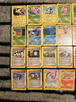 33 Non Holo Aquapolis Pokemon Cards HEAVILY PLAYED (most) Some DMG - Image 2