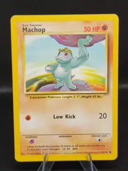 Machop | Base Set (4th print) | 52/102 | Pokemon TCG | LP - Image 1