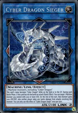 Cyber Dragon Sieger - Prismatic Secret Rare 1st Edition MP19-EN108 - NM - YuGiOh - Image 1