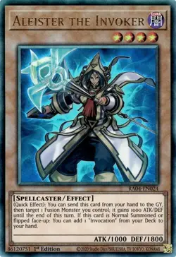 Yugioh! Aleister the Invoker (Alternate Art) - RA04-EN024 - Ultimate Rare - 1st - Image 1