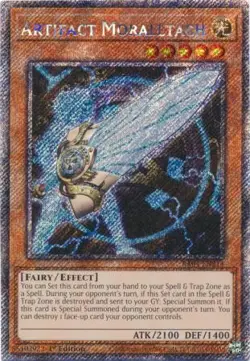 Yugioh! Artifact Moralltach - RA04-EN214 - Platinum Secret Rare - 1st Edition Ne - Image 1