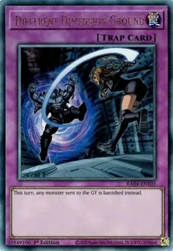 Yugioh! Different Dimension Ground - RA04-EN101 - Ultimate Rare - 1st Edition Ne - Image 1