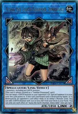 Yugioh! Aussa the Earth Charmer, Immovable - RA04-EN078 - Ultimate Rare - 1st Ed - Image 1