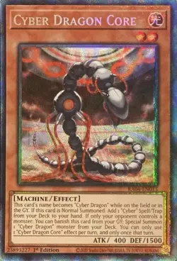 Yugioh! Cyber Dragon Core - RA04-EN013 - Collector's Rare - 1st Edition Near Min - Image 1